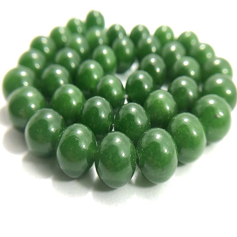 Round Jade Beads - Natural 3 mm Nephrite Jade