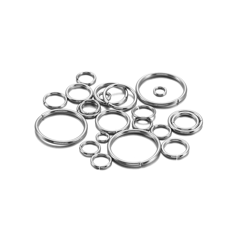 1050pcs Stainless Steel Jump Rings