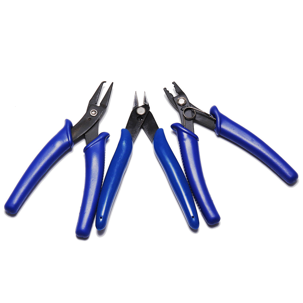 Multi-Use Jewelry Pliers with Split Ring Opener & Crimper