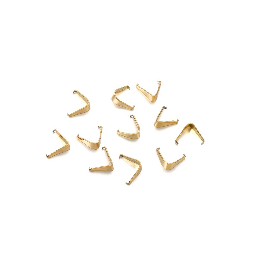 Gold Stainless Steel Clasps, 50-100pcs