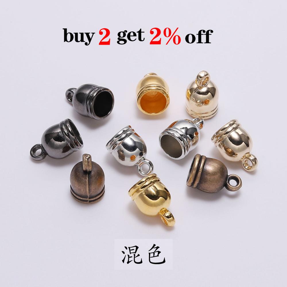 End Tip Caps for Necklace, 50pcs