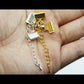 Ribbon Leather Cord End Fastener Clasps With Chains Lobster Clasps, 10pcs lot