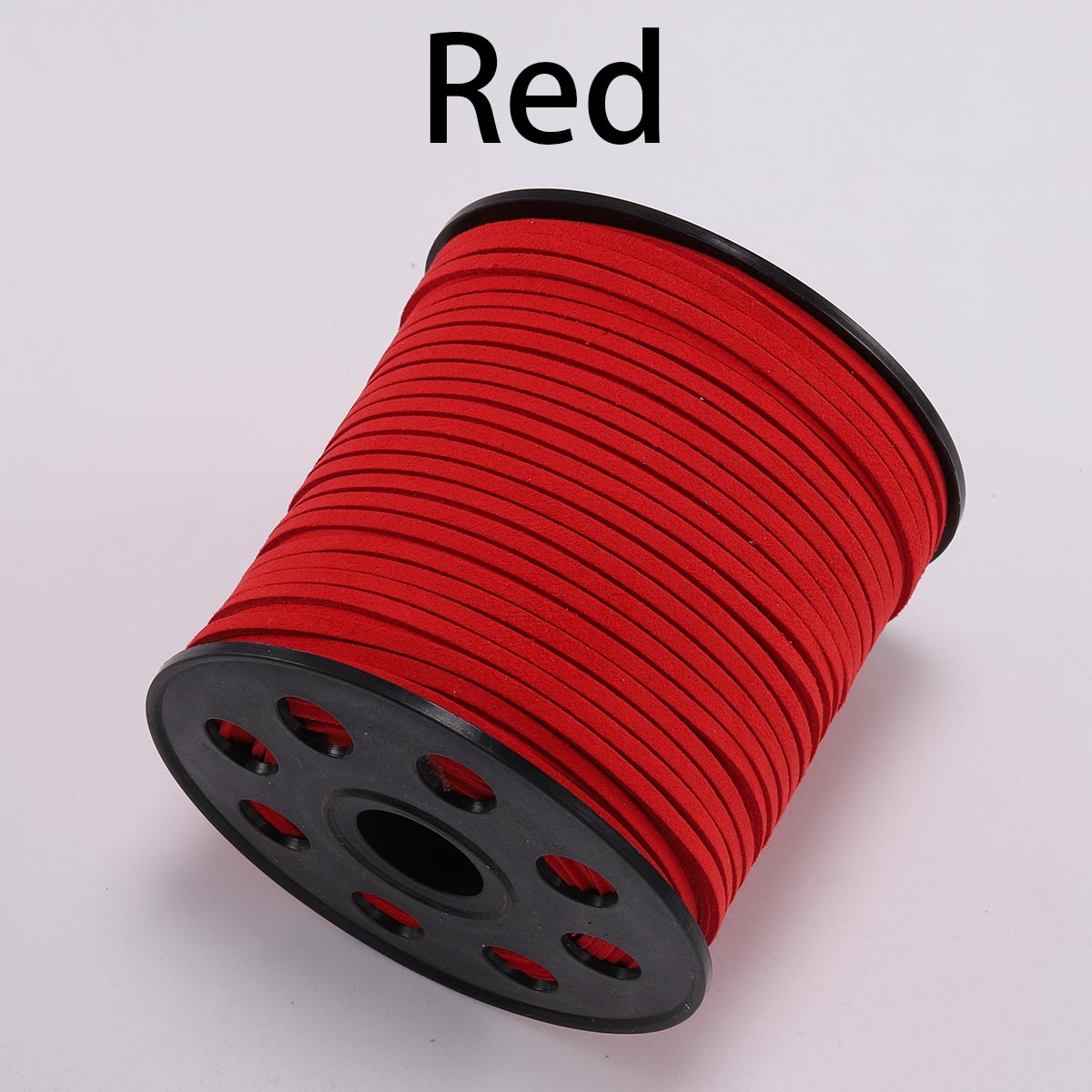 2.5 mm Flat Faux Suede Braided Cord Korean Velvet Leather, 10m lot