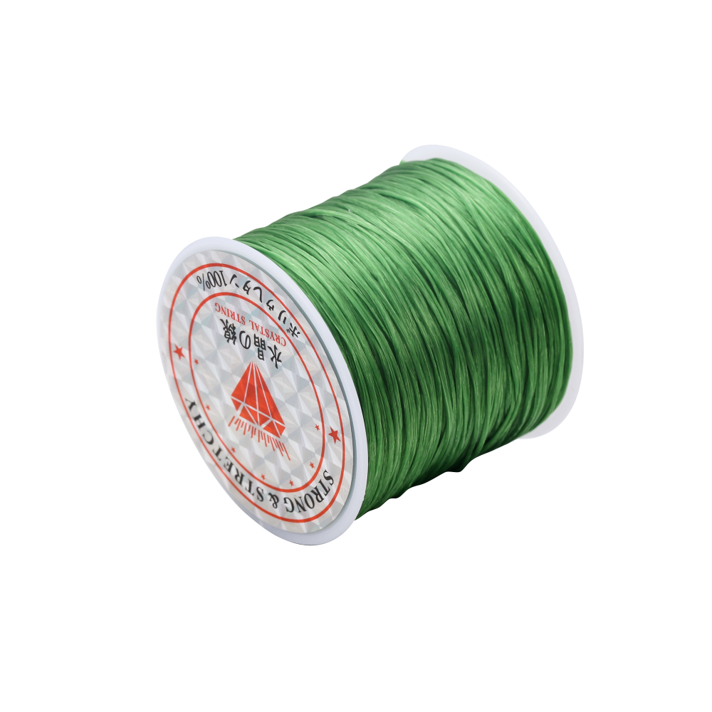 Strong Elastic Crystal Beading Cord 1mm, 10-40m Roll