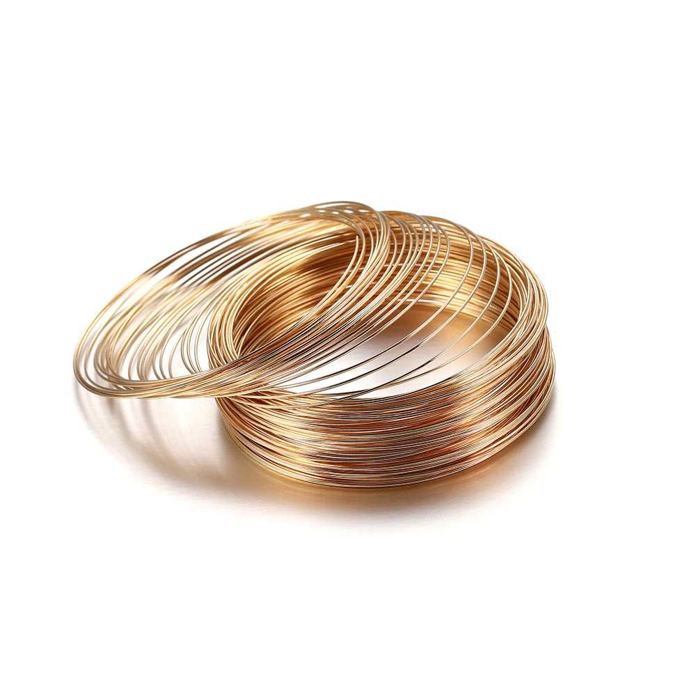 0.6mm Memory Beading Steel Wire, 100 Loops