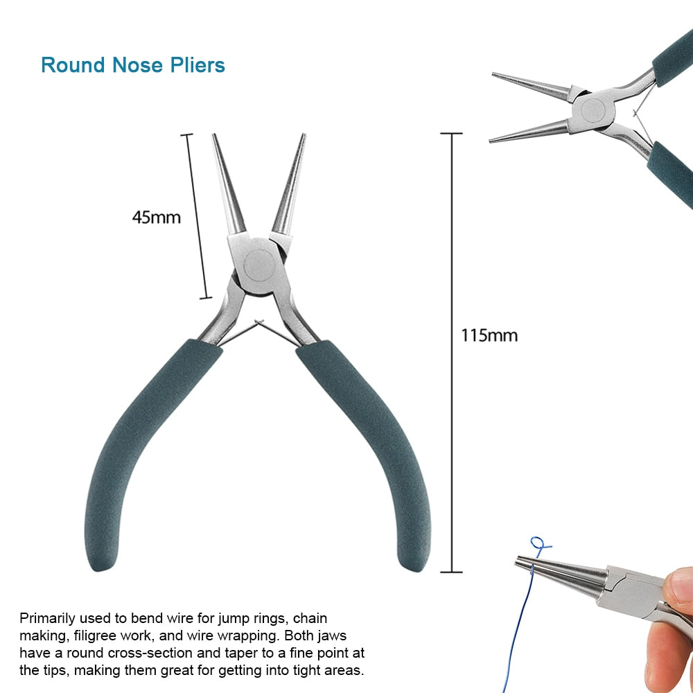 Premium Stainless Steel Jewelry Pliers for Handcraft Repairs