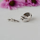 925 Sterling Silver Pea-Shaped Security Clasp for Jewelry