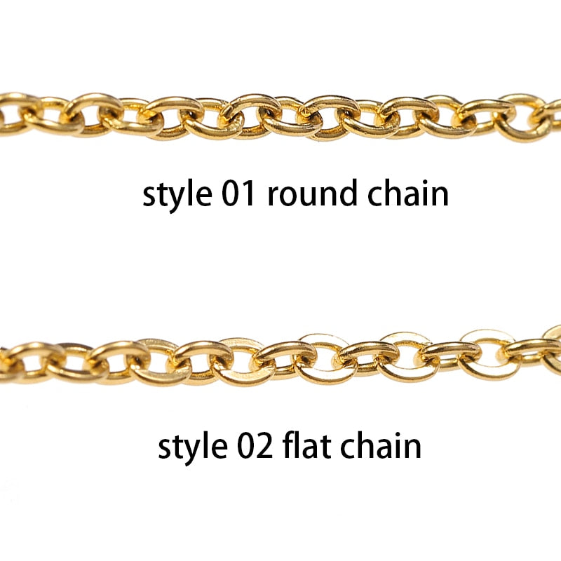 Stainless Steel Chain With Lobster Jump Ring Clasps, 3m roll