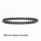 Black Hematite Gemstone Bracelet 6-12mm