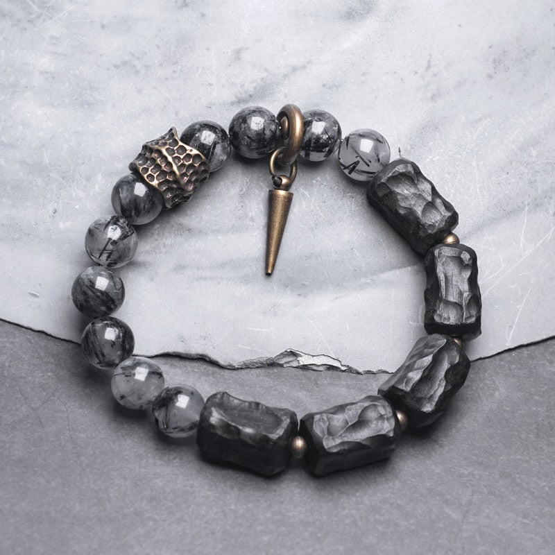 Black ebony deals wood bracelet