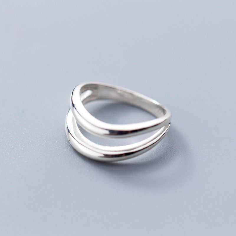 Double Layer Geometric Line Ring