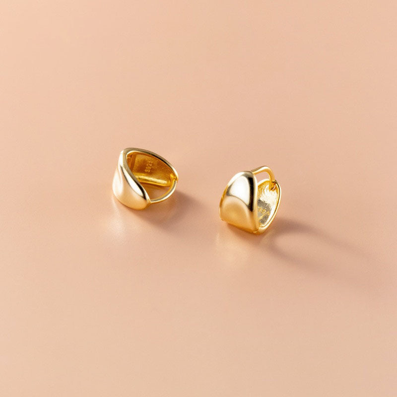 Irregular Circle Hoop Earrings