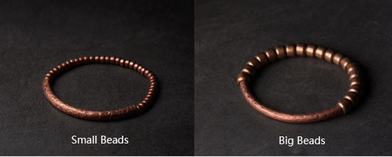 Vintage Hammered Pure Copper Bracelet