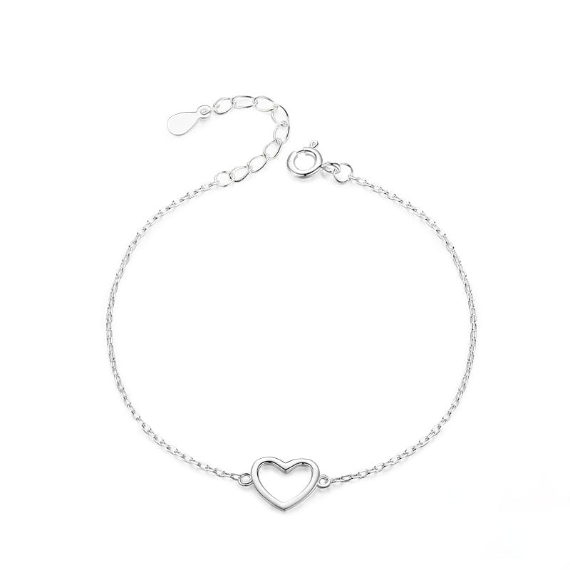 Heart Link Chain Bracelet