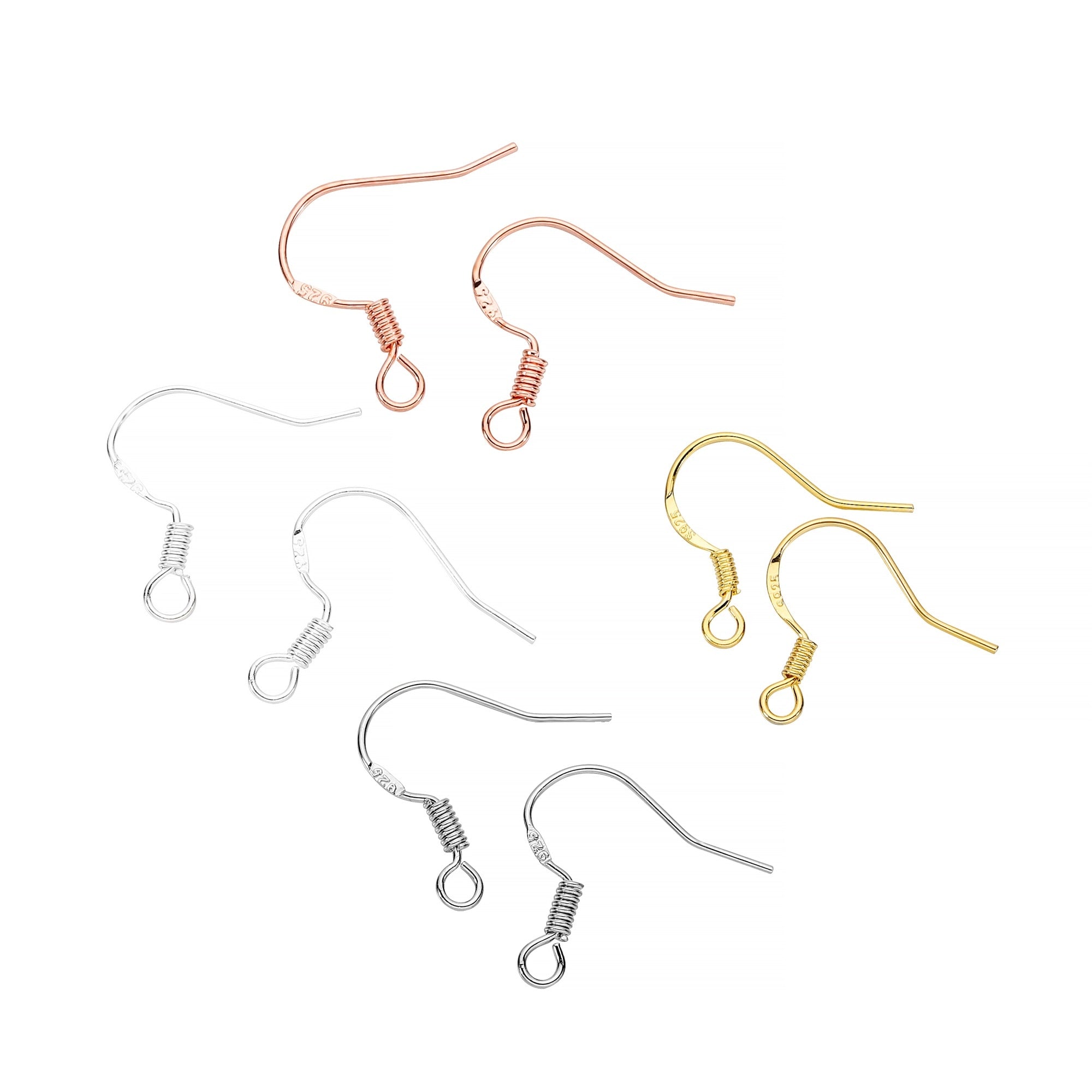Earring Clasps Hooks 0.6x15mm ✂️ – RainbowShop for Craft