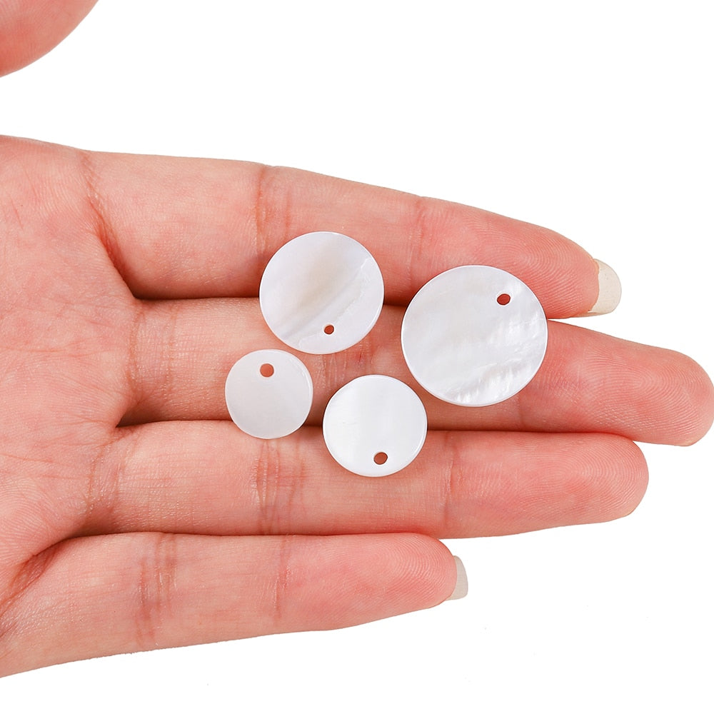 Round Mother Pearl Shell Pendant