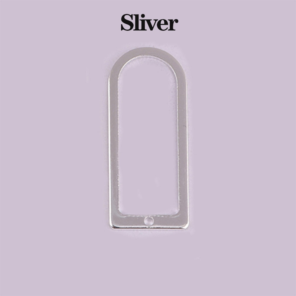 Base de pendentifs en forme de porte géométrique, 10 pièces