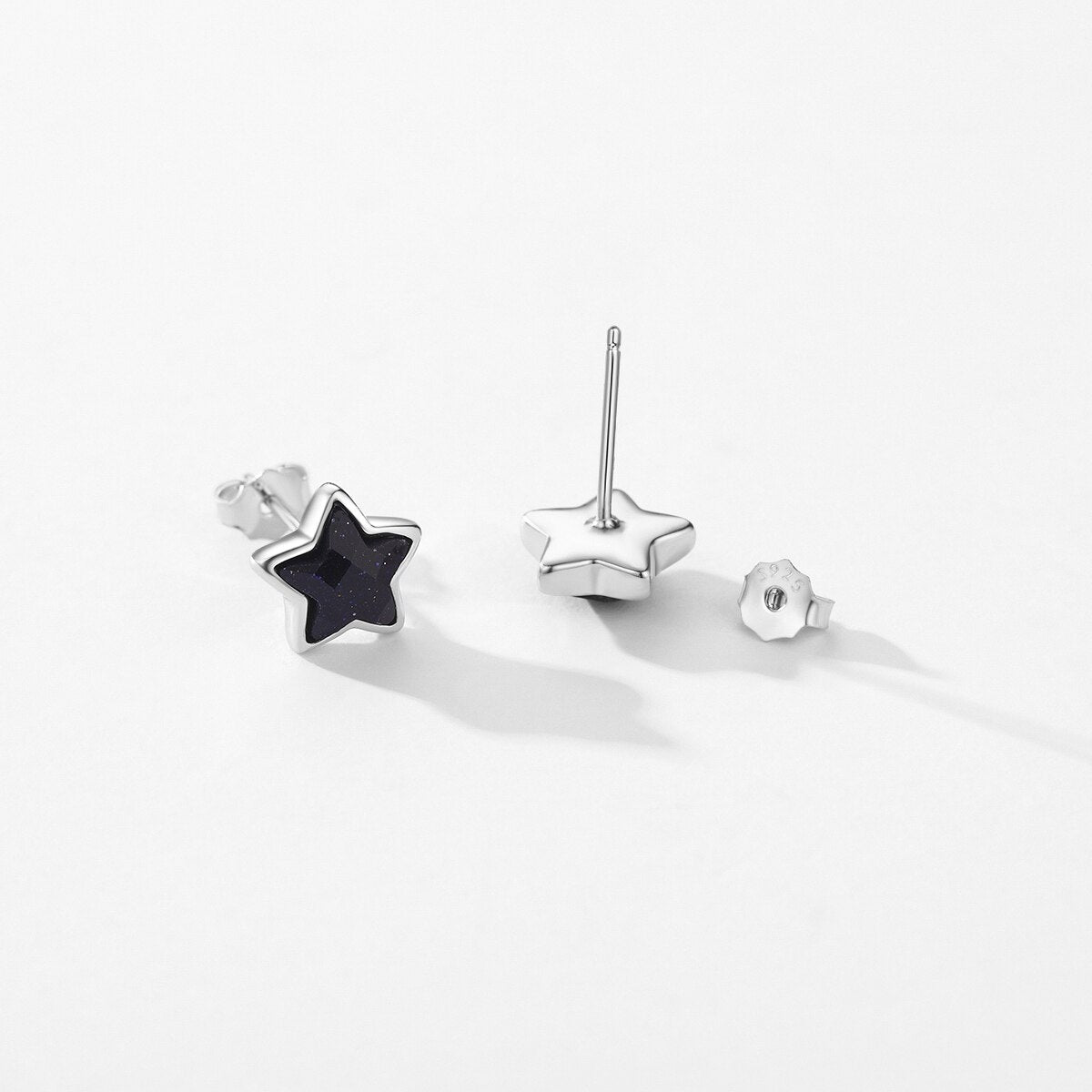 Aventurine Stars Stud Earrings