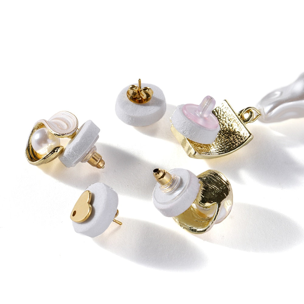 Carte de Boucles d'Oreilles Anti-Poussée 12mm, 200-500pcs