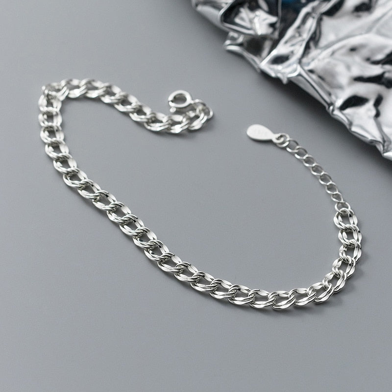 Bracelet simple en ficelle scintillante