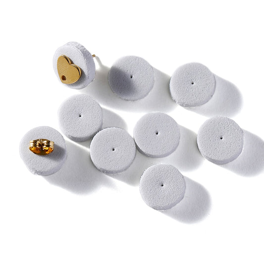Anti-Push Pads Earrings Card 12mm, 200-500pcs