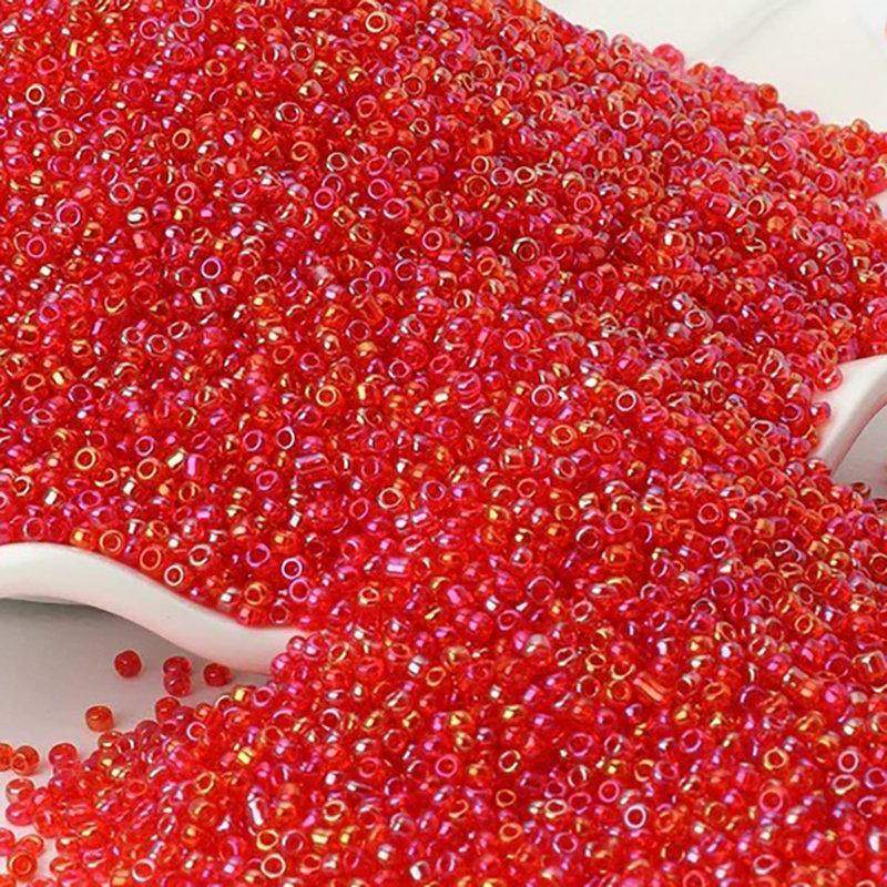 AB Red Translucent Seed Beads 🌹 – RainbowShop for Craft