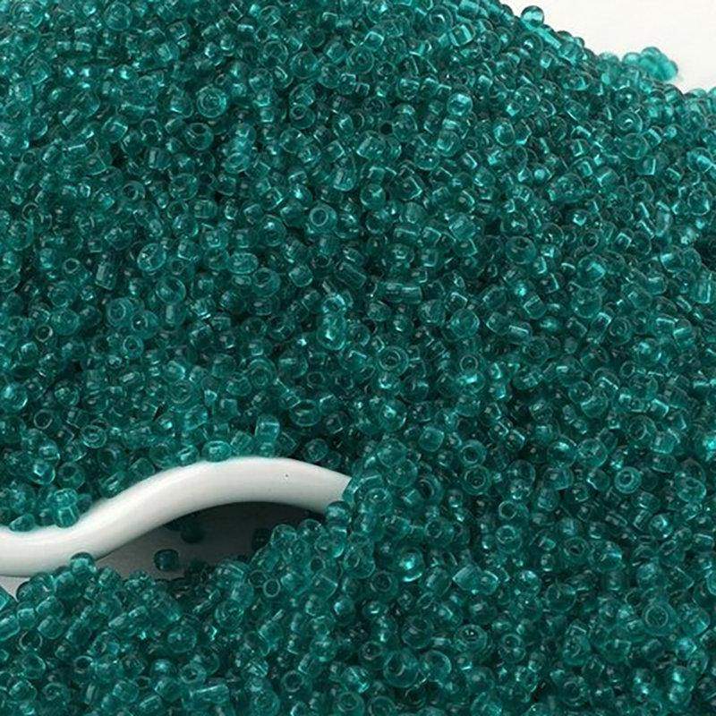 Blue Transparent japanese seed beads, 2mm 12/0 toho Miyuki Delica small glass beads, Austria round beads, Clear, 1000 pcs