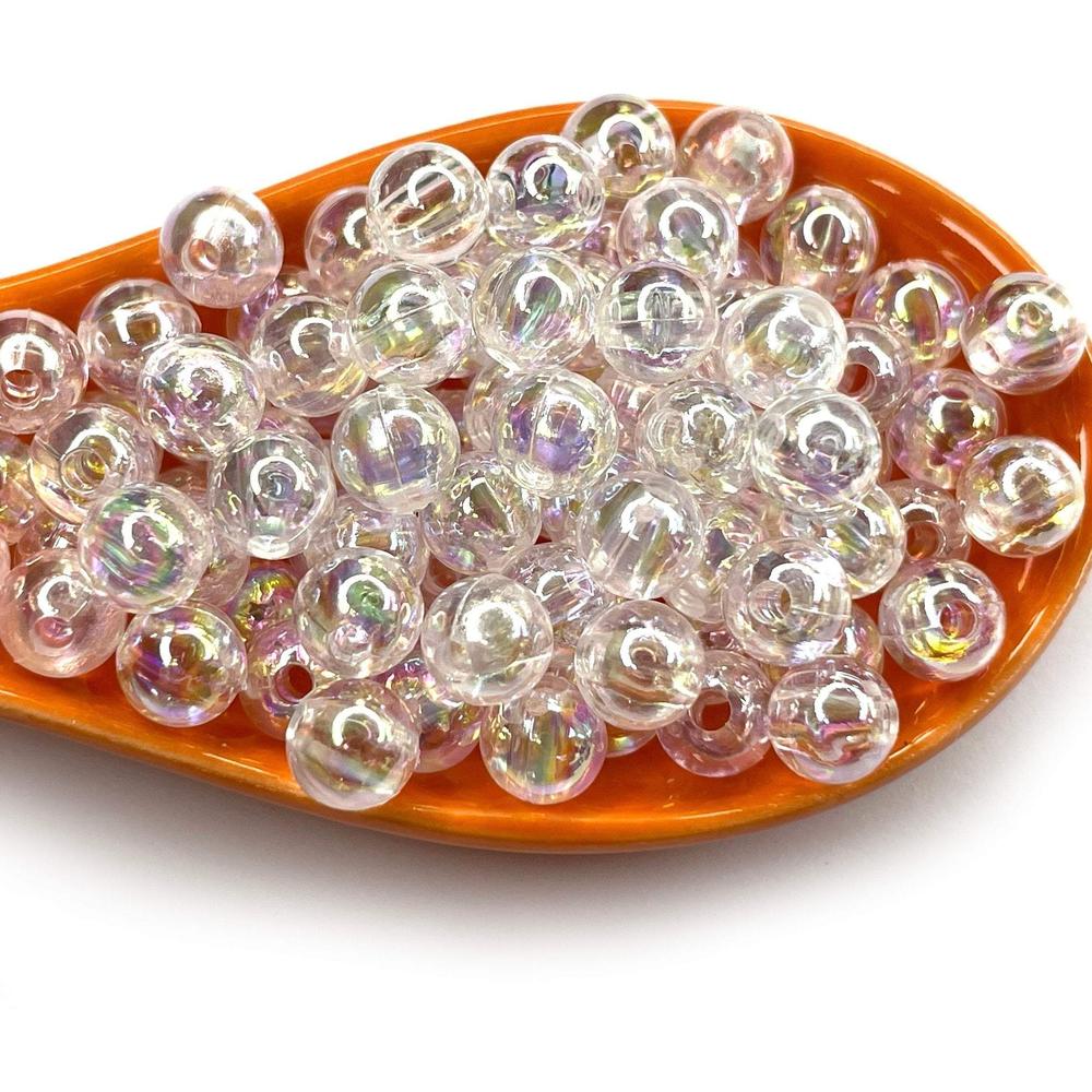 ✨ Clear AB Bubblegum Beads - Magical Aesthetics – RainbowShop for Craft
