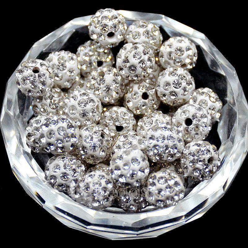 Clear 6-12mm Rhinestone Disco Beads 💎 – RainbowShop for Craft
