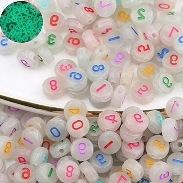 🌙 Number Luminous Beads - Count in the Dark – RainbowShop for Craft