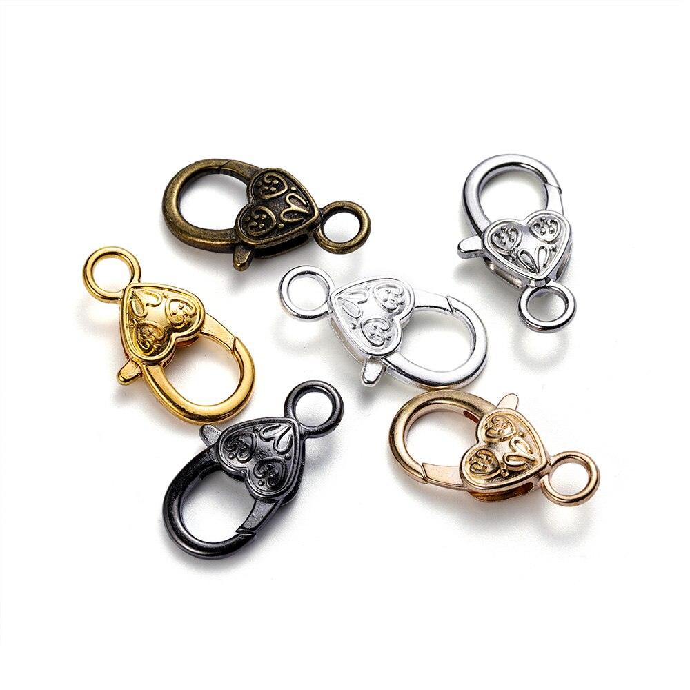 10pcs/Pack 2.7cm Round Carabiner Keychain For Purse Accessories
