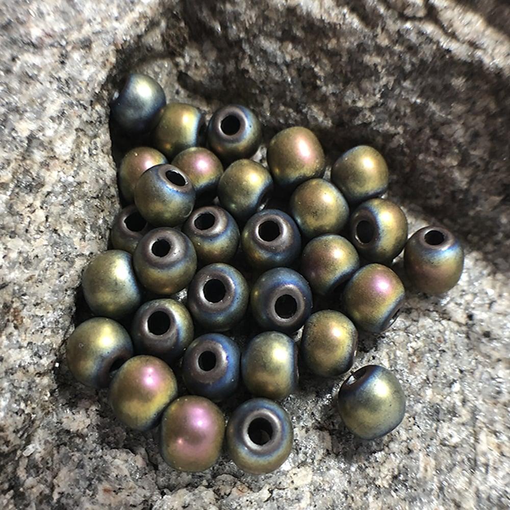 Matte Round Multi-color Hematite beads, Wholesale Lot, 4-12mm 5-200pcs