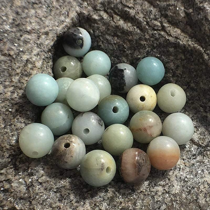 Multicolor Amazonite beads, Wholesale lot, 4-12mm 5-200pcs
