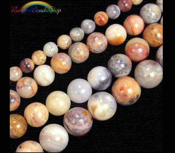 Natural Brown Crazy Agate beads, Round, 2-12mm, 15.5'' full strand