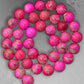 Natural Pink Sea Sediment Jasper Beads, Round 4-12mm, 15.5 strand 