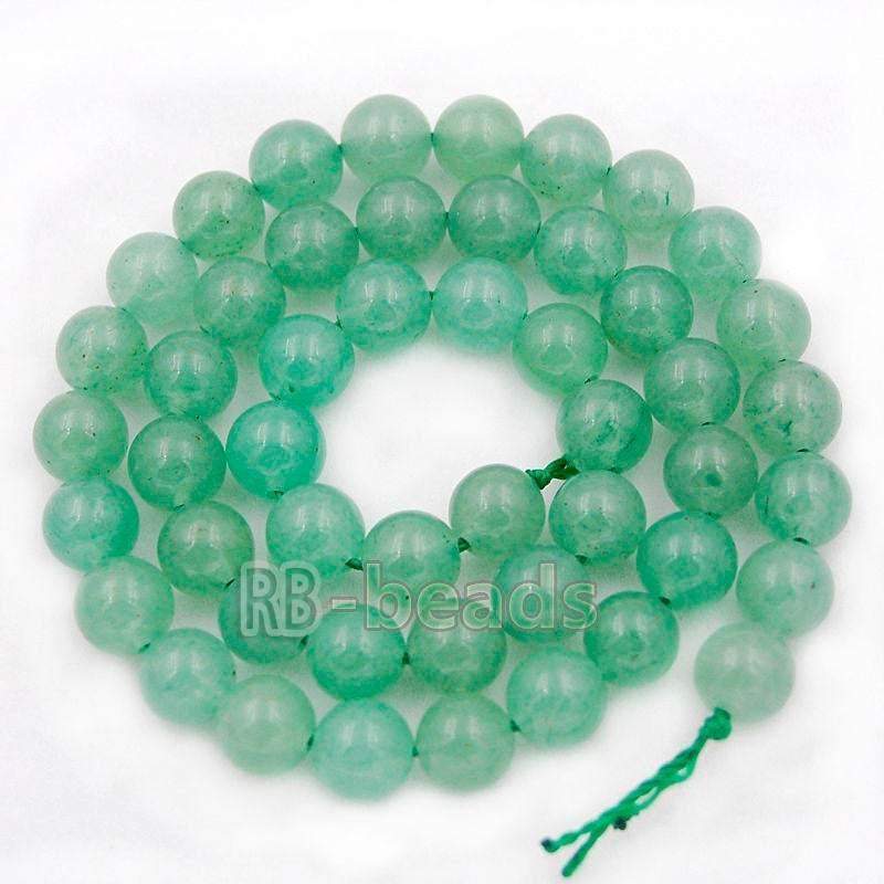 Natural Round Green Aventurine Beads, size 4-10mm, 15.5'' inch strand