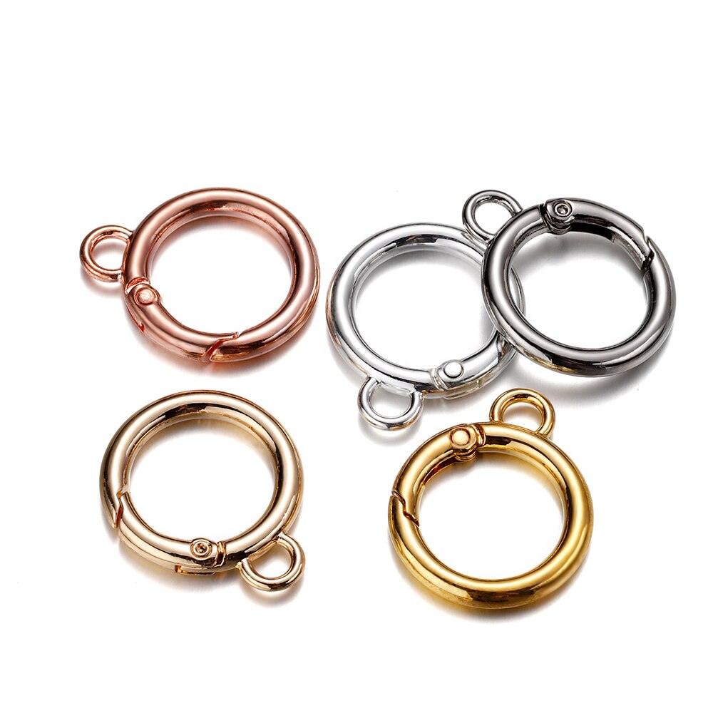 O Ring Spring Clasps With Hole