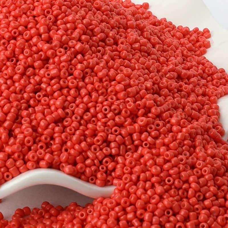 Opaque Orange Toho Seed Beads, round assorted toho beads, 2mm delica beads, japanese small glass Austria beads, 1000pcs