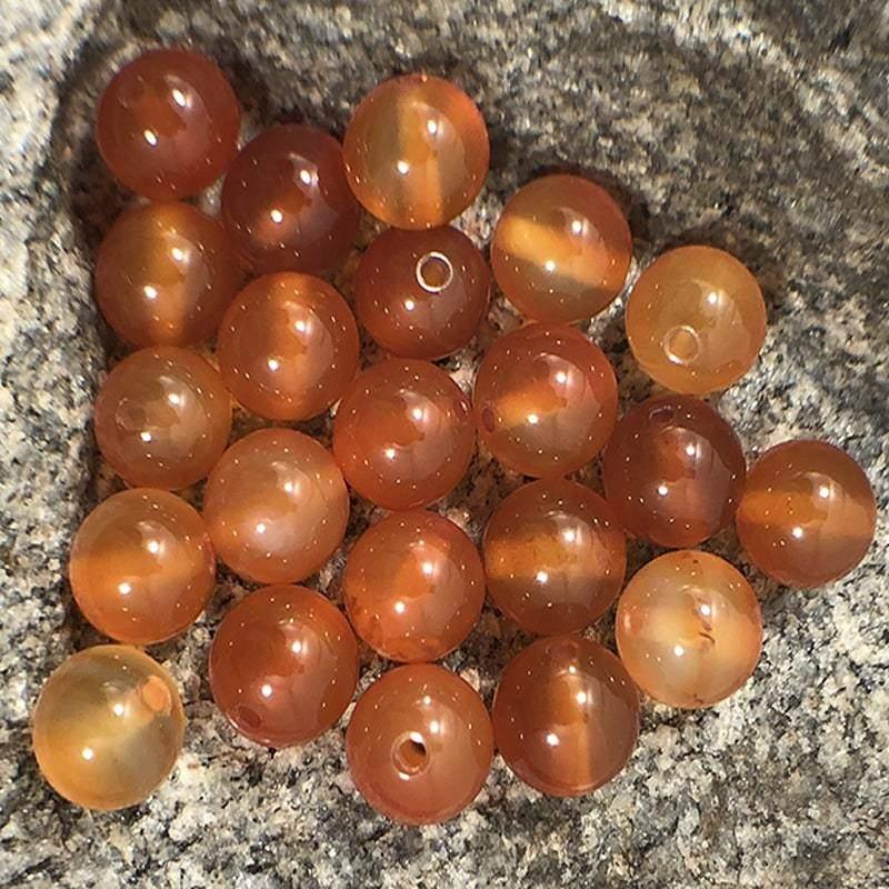 Red Carnelian Agate Round beads, Wholesale lot, 4-12mm, 20-200pcs