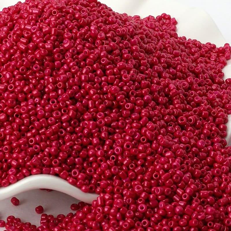 Red Pink Opaque Red Toho Seed Beads, round assorted toho beads, 2mm delica beads, japanese small glass Austria beads, 1000pcs
