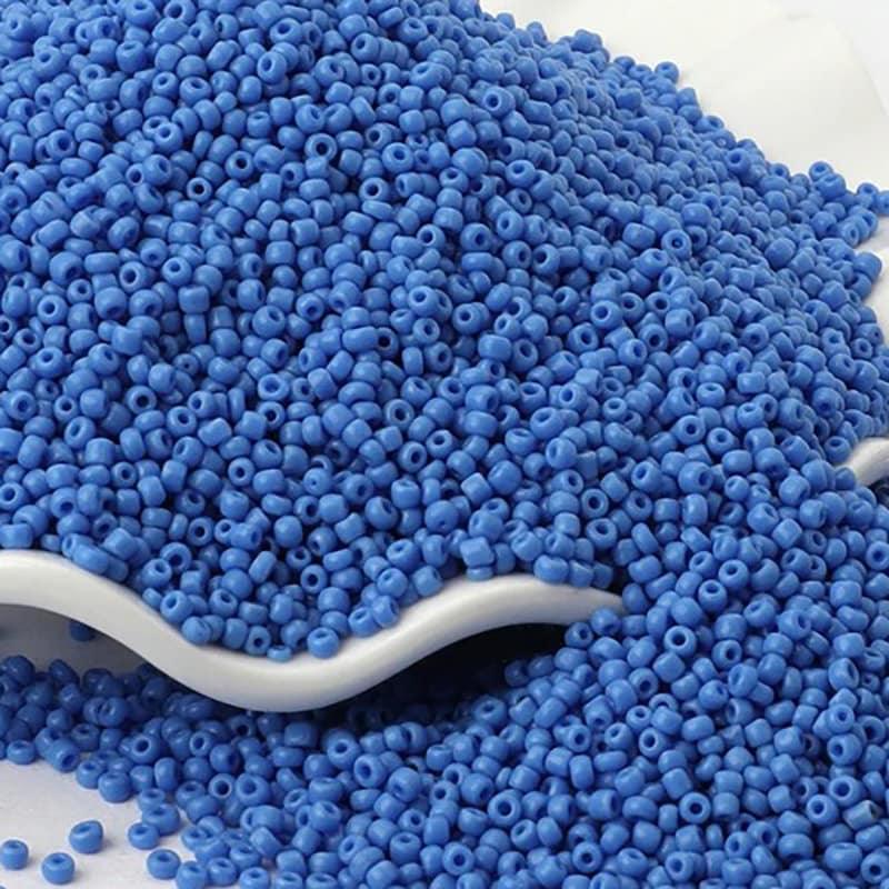 Royal blue Opaque japanese seed beads, 2mm 12/0 Miyuki Delica small glass Austria round beads, 1000pcs