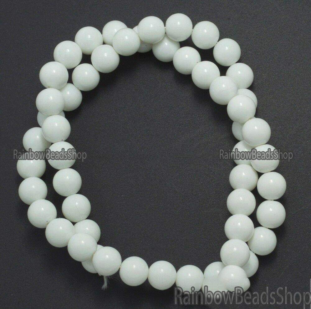 Pearl Glass Round Loose Beads 4mm/6mm/8mm/10mm/12mm/14mm/16mm for Jewelry  Making