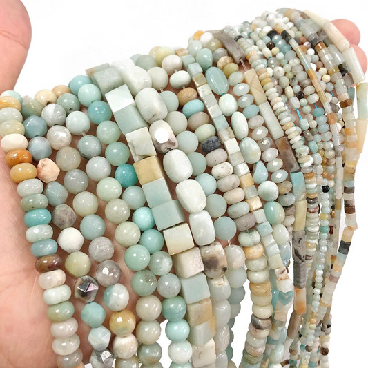 natural amazonite beads
