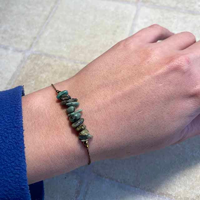 African Turquoise Bracelet 