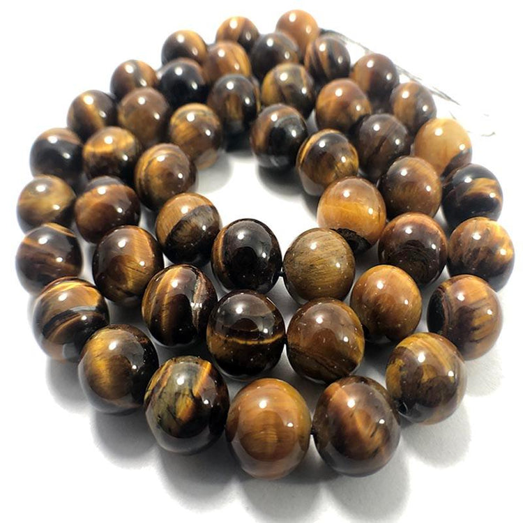 Brown stone beads 