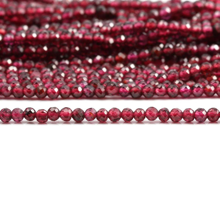 Faceted gemstone beads 