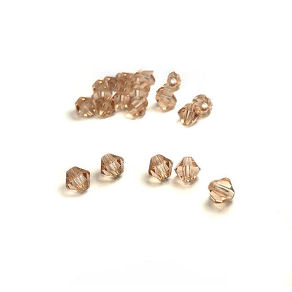 Czech Crystal Bicone Beads 3-5mm