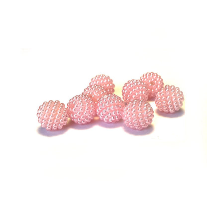 Colorful Bayberry Beads 10mm & 12mm Round Spacer Beads for Jewelry Making