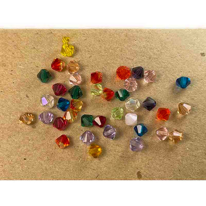 Czech Crystal Bicone Beads 3-5mm