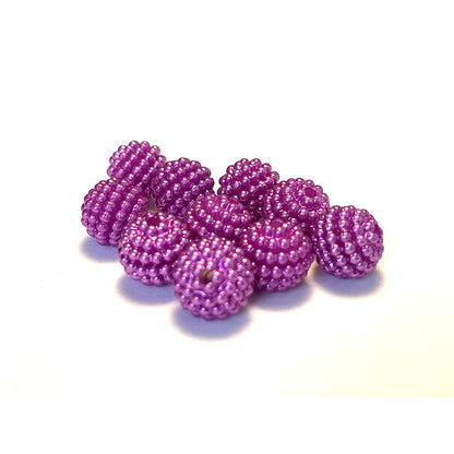 Colorful Bayberry Beads 10mm & 12mm Round Spacer Beads for Jewelry Making